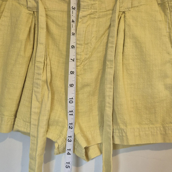 Free People Sunny Yellow Cargo Shorts - Picture 2 of 8